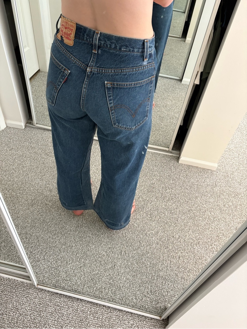 B SIDES Reworked Indigo Culotte Jeans - Picture 12 of 16